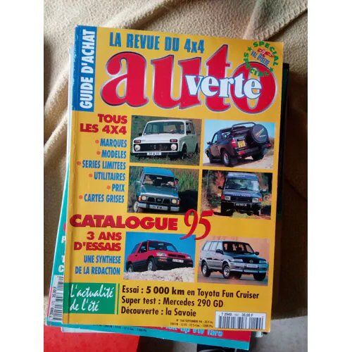 Auto Verte 160 De 1994 Guide Achat,Toyota Fun Cruiser,Mercedes G290,Aro 244,Clemenson Explo 44a Luxe,Henrymag Boby 1 Dl,Logemobile Mangue 250,Sigma Trepp,Lada Niva