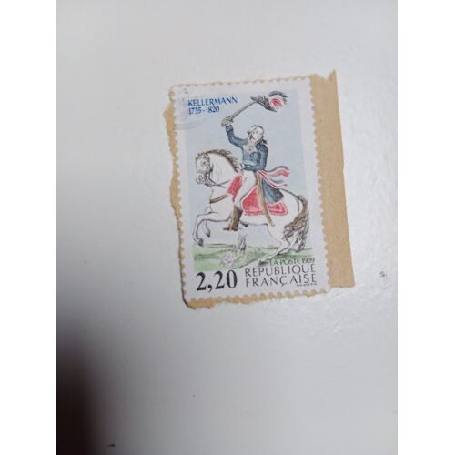 Timbre France 2,20 Yvert N° 2595 Personnage Célébre De La Revolution Fc. Kellermann Marechal De France 1735 1820 Année 1989+