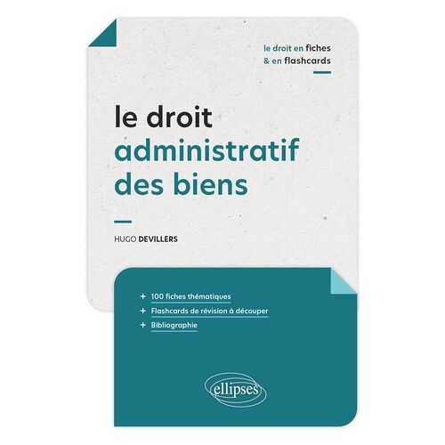 Le Droit Administratif Des Biens En Fiches Et En Flashcards