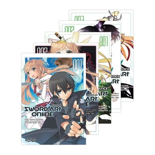 Sword Art Online Aincrad - Tomes 1 Et 2 - Pack En 5 Volumes Dont 2 Tomes Offerts - Avec Sword Art Online Fairy Dance : Tomes 1 À 3