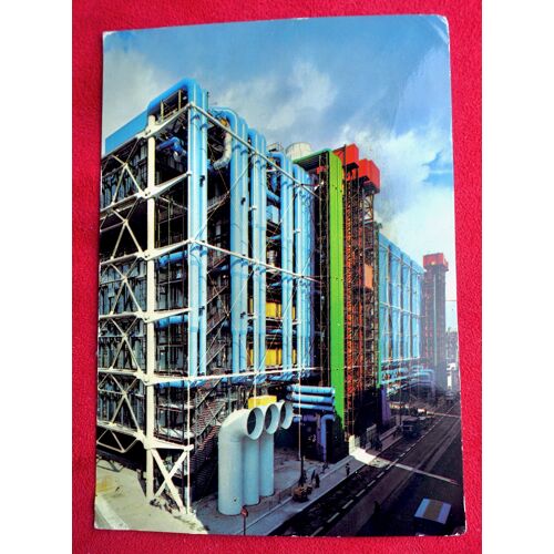 Carte Postale Ancienne Du Centre National D'Art Et De Culture Georges Pompidou , Beaubourg. 1981. Editions Chantal.
