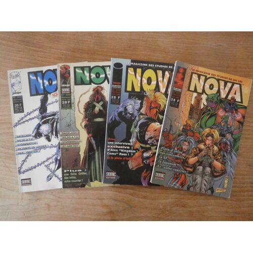 Lot Bd Comics - Nova (Wildstorm) # 228 229 232 233 - Semic France 1998