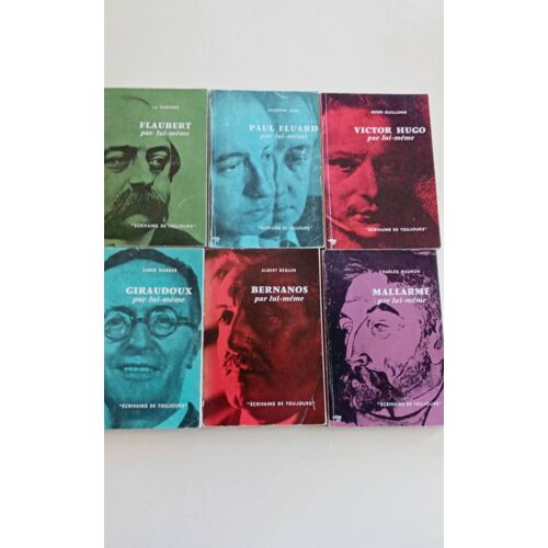 Lot De 6 Livres Écrivains De Toujours