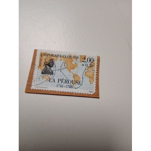 France Timbre Oblitéré 2,00+0,50 Yvert N° 2519 La Perouse 1741 1788 De 1988