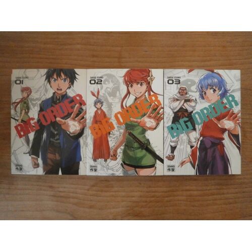 Lot Manga Vf - Big Order Tome 1 2 3 - Sakae Esuno - Sakka/Casterman
