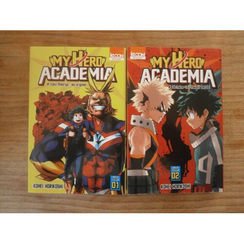 Lot Manga Vf - My Hero Academia - Tome 1 2 - Koei Horikoshi - Ki-Oon