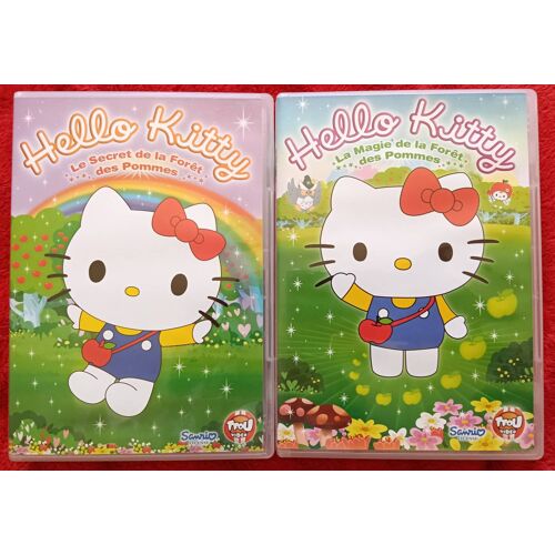 Lot De Deux Dvd Hello Kitty La Magie De La Forêt Des Pommes Et Le Secret De La Forêt Des Pommes