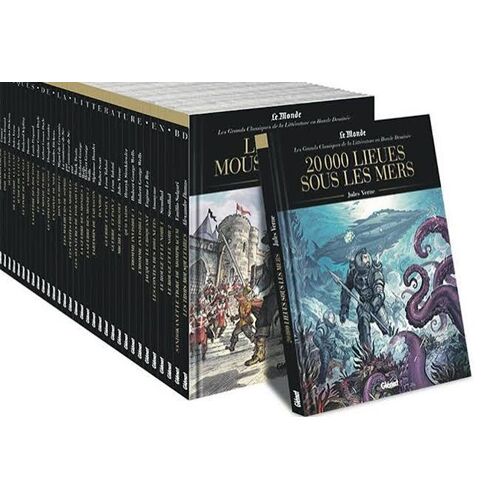 Collection "Les Grands Classiques De La Littérature En Bande Dessinée" - Intégrale (49 Livres)