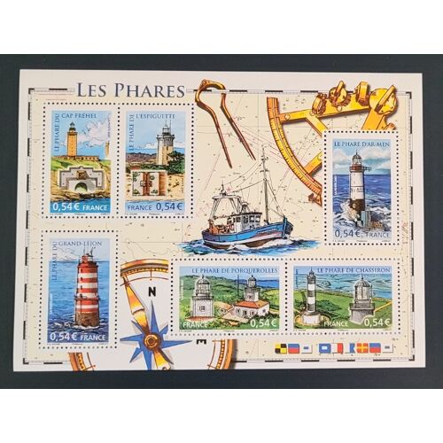 Bloc Timbres Les Phares France 2007