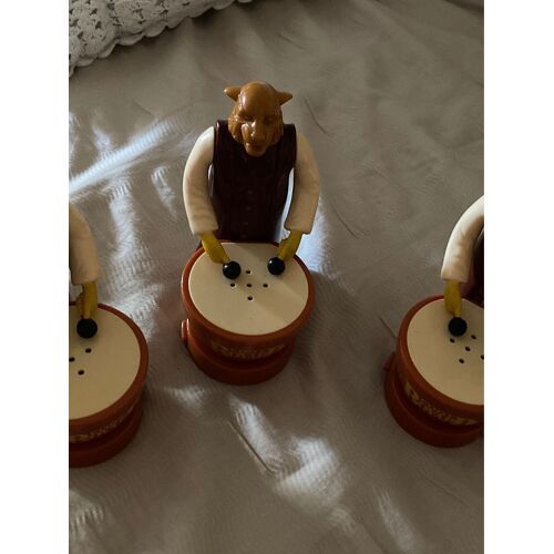 Fort Boyard - Lot De 3 Figurines Tambourinaires Vintage