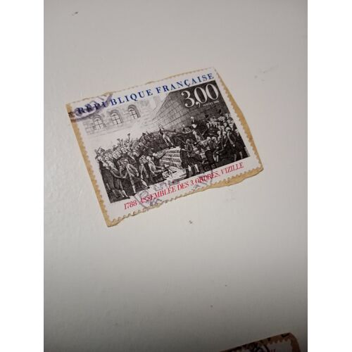 Timbre France Oblitéré 3,00 Yvert N° 2537 Bicentenaire De La Révolution, Assemblée Des 3 Ordres À Vizille En 1788 De 1988 S