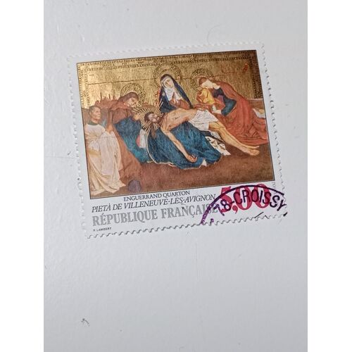 Timbre France Oblitéré 5,00 Yvert N° 2558 Série Artistique .Peita De Villeneuve Lés Avignon Par Quarton De 1988