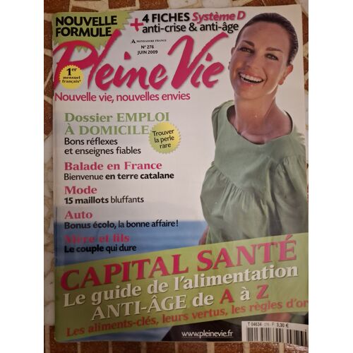 Magazine Pleine Vie – N°276 – Juin 2009