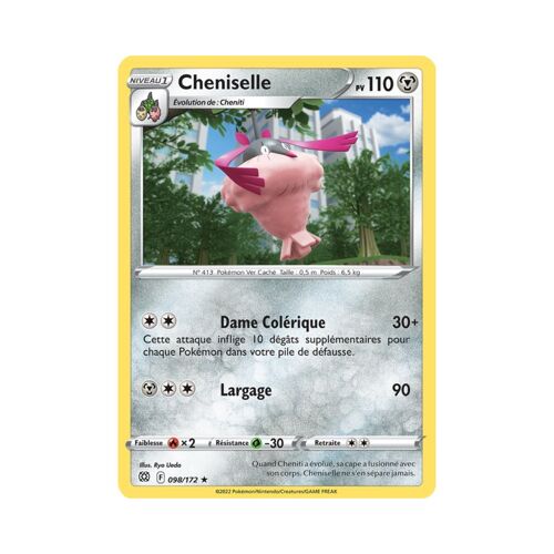 Carte Pokémon - Cheniselle Pv 110 - 098/172