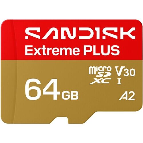 Carte mémoire micro SD Sandisk Micro SDXC Extreme Plus 64 Go UHS-I