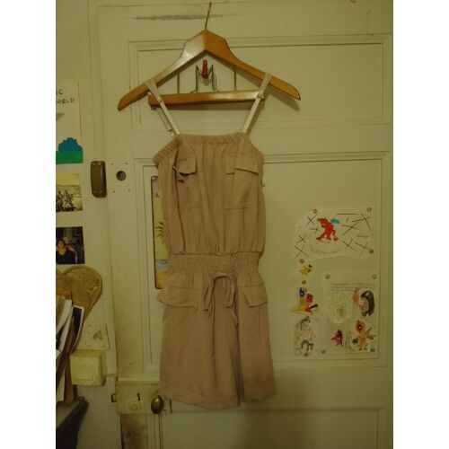 Combinaison Short Rose Pastelle 32 Xxs.