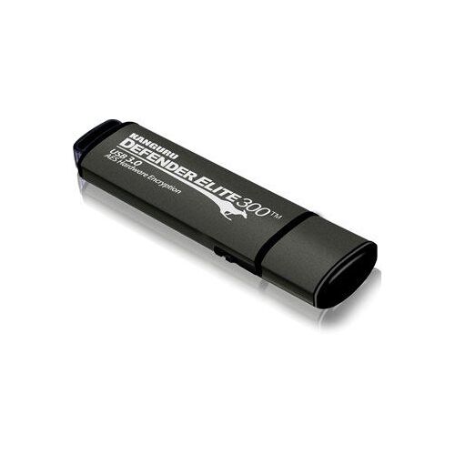Kanguru Defender Elite300 - 128GB USB-Stick USB Typ-A 3.2 Gen 1 (3.1 Gen 1) Schwarz - Grau (KDFE300-128G)