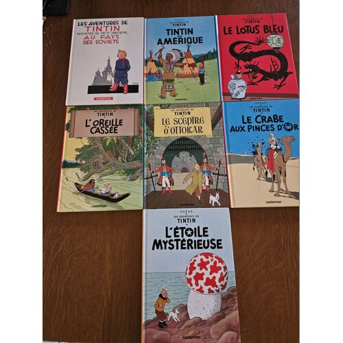 Lot De Mini Album . Les Aventures De Tintin . Hergé .