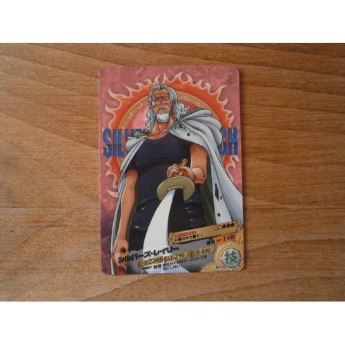 Carte One Piece - Ar Carddass # 02-36 C (Silver Rayleigh) - Bandai Japan 2011