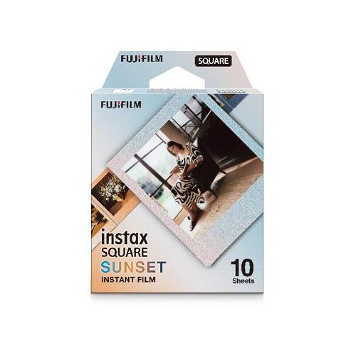 Fujifilm INSTAX SQUARE Sunset pellicule polaroid 10 pièces 62 x 62 mm
