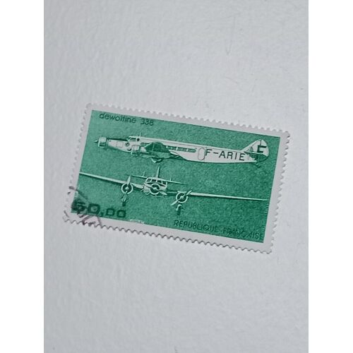 France Timbre 50,00 Oblitéré Yvert N°60 Poste Aérienne Trimoteur Dewoitine 338 De 1987