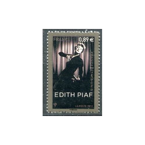 Musique : Edith Piaf Émission Commune France/Etats-Unis Année 2012 N° 4672 Yvert Et Tellier Luxe