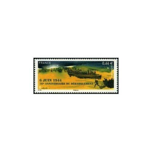 70ème Anniversaire Du Débarquement : Soldats Débarquant De Barges Année 2014 N° 4863 Yvert Et Tellier Luxe