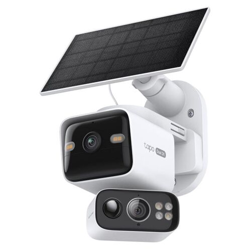 TP-Link Tapo Solar-Pow Dual-Lens Pan/Tilt Sec Cam Kit dispositif de sécurité pour maison intelligente