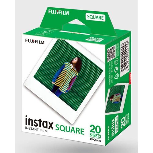 Fujifilm instax SQUARE Film pellicule polaroid 20 pièces 86 x 54 mm