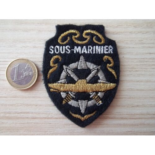 Écusson Patch Insigne Brevet Militaire Sous-Marinier