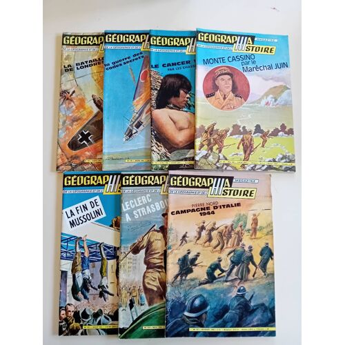 Lot De 7 Magazines Géographia Et Histoire