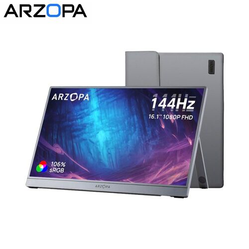 Moniteur portable ARZOPA Z1FC 16.1" FHD 144Hz - Gris