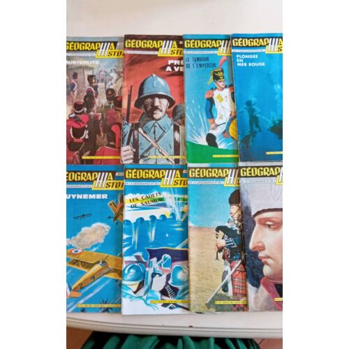 Lot De 8 Magazines Géographia Et Histoire