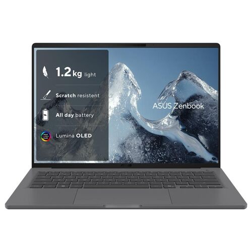 ASUS Zenbook A14 UX3407NA-ZENBOOK-DISQD7X - 14" Snapdragon X2 Elite X2E-88-100 32 Go RAM 1 To SSD Qualcomm Adreno - Gris