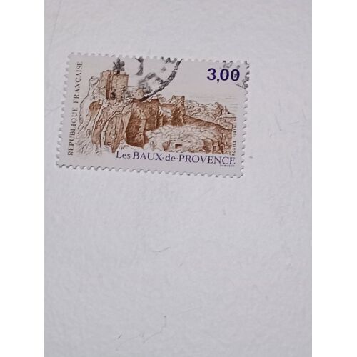 Timbre France 3,00 Oblitere Yvert N° 2465 Les Baux De Provence De 1987