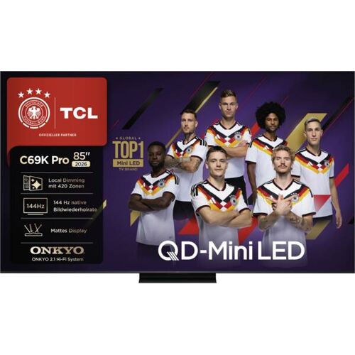 TCL 85C69K Pro 85" 4K Ultra HD Smart TV Wifi Noir