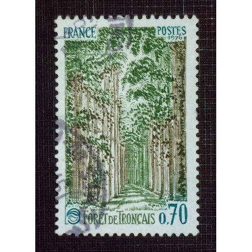 France N° 1886 Oblitéré De 1976 - 70c « Protection De La Nature Et De L'Environnement : Forêt De Tronçais »