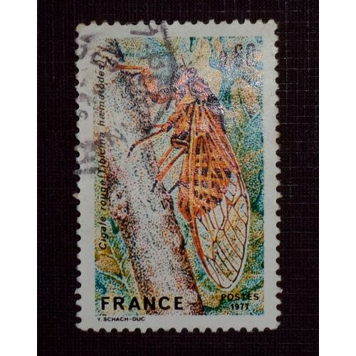 France N° 1946 Oblitéré De 1977 - 80c « La Cigale Rouge »