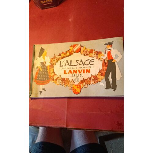 L Alsace - Édité Par La Chocolaterie Lanvin - Album No 6 - Illustration De Pierre Joubert .Complet.