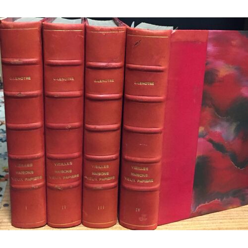 G. Lenotre, « Paris Révolutionnaire – Vieilles Maisons, Vieux Papiers » - 4 Volumes (4 Séries)