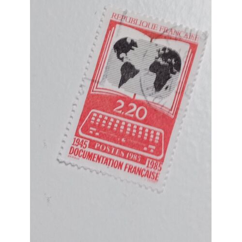 France Timbre 2,20 Oblitéré Yvert N° 2391 La Documentation Française. De 1985