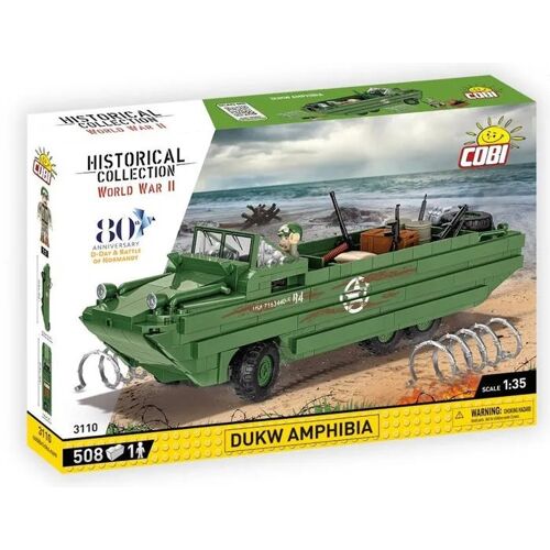 Maquette - Cobi - Dukw Amphibia - Plastique - Vert - Pour Enfants À Partir De 8 Ans-Cobi