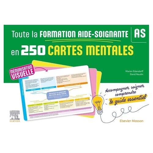 Toute La Formation Aide-Soignante En 250 Cartes Mentales - Mémorisation Visuelle