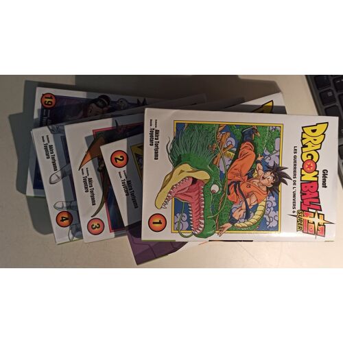 Dragonball Super Lot De 5 ( N° 1-2-3-4 Et 19)