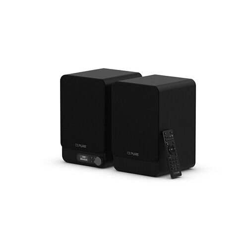 Enceinte connectée Hifi Pure Classic Active Noir vendues par paire
