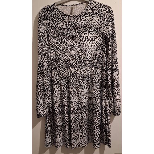 Robe Plissée Stradivarius À L'Imprimé Léopard