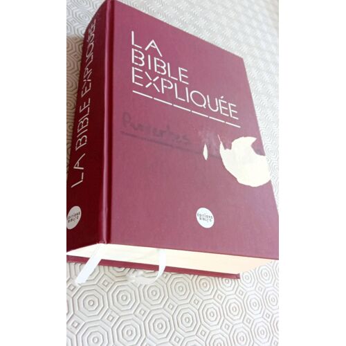 Livre La Bible Expliquée. Édition Biblio