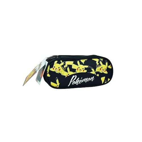 Pokémon - Trousse à Crayons à Deux Niveaux Pikachu All-over 26cm