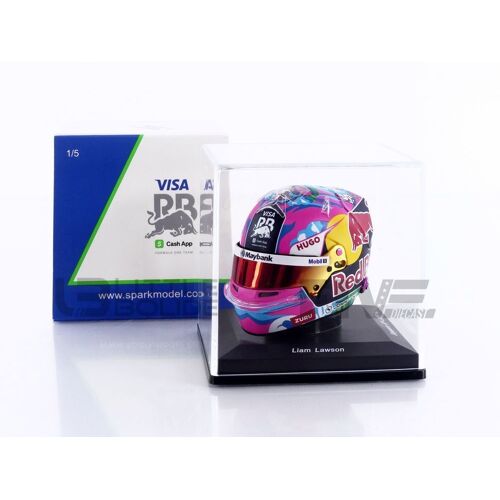 Spark 1/5 - Casque Liam Lawson - Singapour Gp 2025 5hf225-Spark