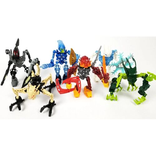Lego Bionicle Agori 8972 Atakus 8973 Raanu 8974 Tarduk 8975 Berix 8976 Metus 8977 Zesk